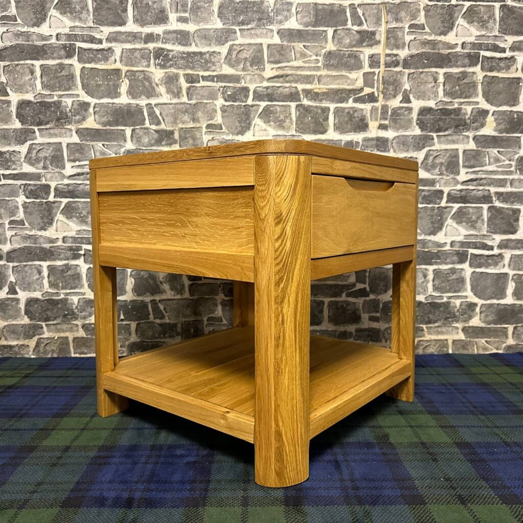 Pair Of Natural Solid Oak Bedside Tables Romsey Range Reloved Furniture