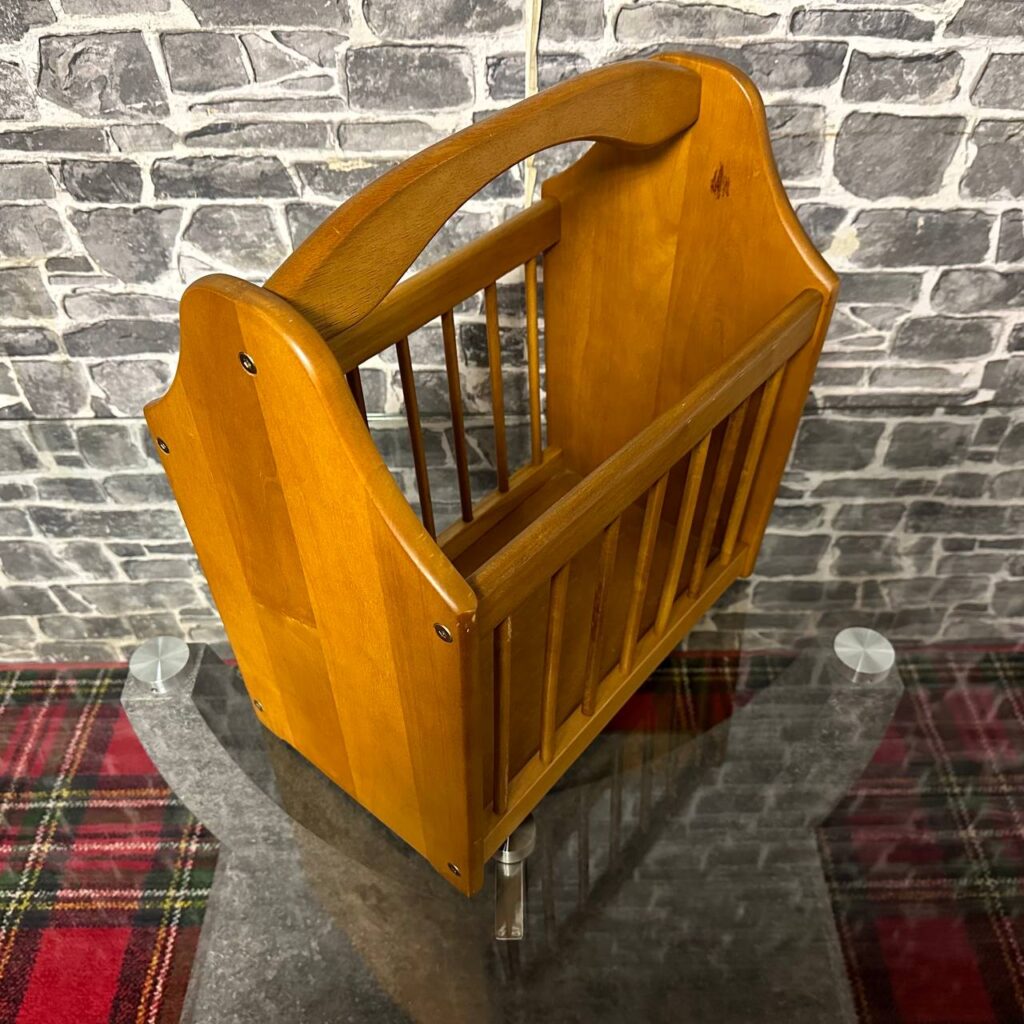 Solid Wood Magazine Rack Reloved Furniture